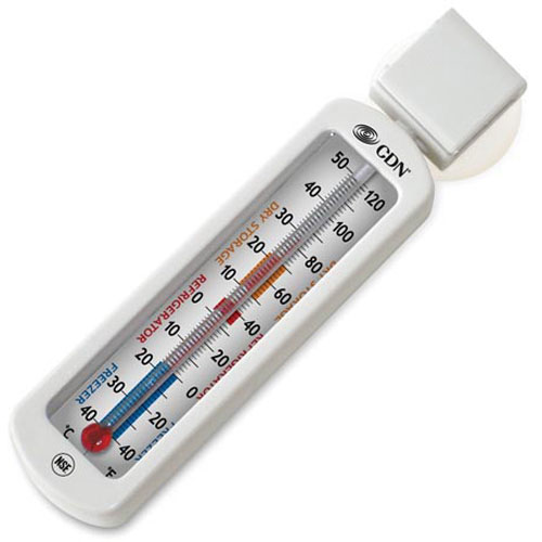 (image for) AllPoints 621152 ECONOMY REFRIGERATOR FREEZER THERMOMETER