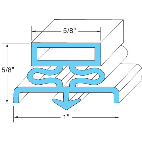 (image for) AllPoints 741309 Magnetic Gasket 8ft