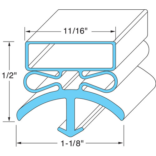 (image for) AllPoints 741473 GASKET KIT,37"X87",MAGNETIC