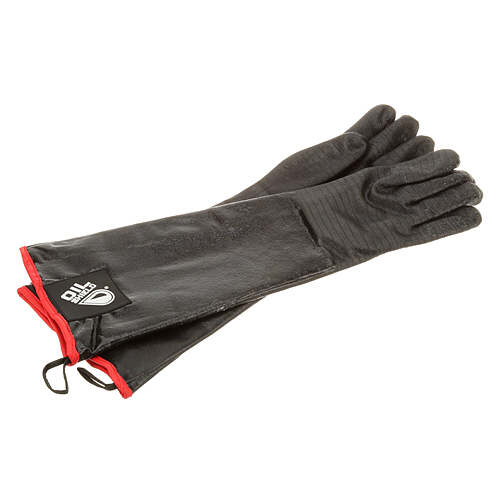 (image for) AllPoints 8011150 MITTS-OVEN, BLACK W/RED STRIP (BACON) - Click Image to Close