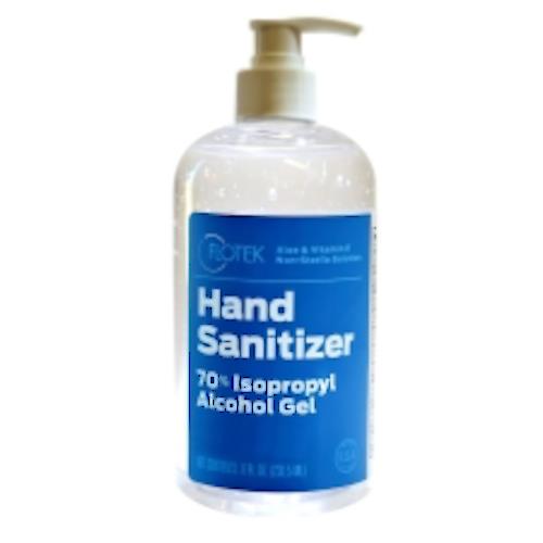 (image for) AllPoints 8015324 HAND SANITIZER,8OZ BTL, PUMP TOP,70% ISO ALC GEL