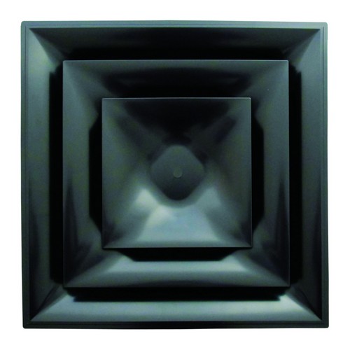 (image for) AllPoints 8018488 6 In Celing Diffuser Never Rust 3 Cone Black