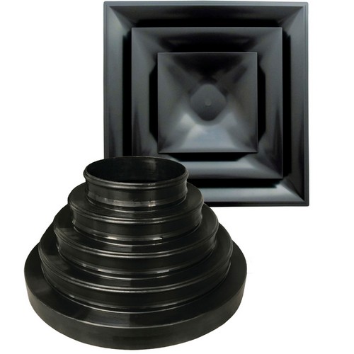 (image for) AllPoints 8018510 UniversalBlk DiffuserKit 6, 8, 10, 12, and 14 In