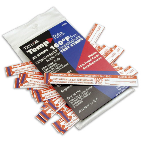 (image for) AllPoints 8121657 Temp test strips (25 per pack)