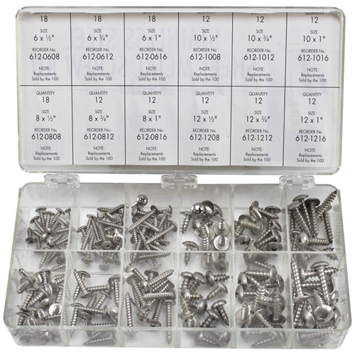 (image for) AllPoints 851357 KIT, SHEET METAL SCREW SHORT