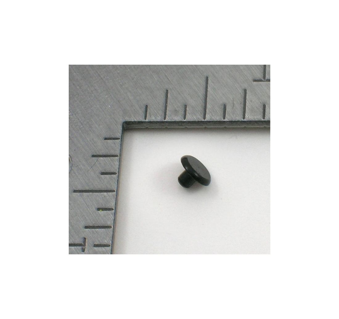 (image for) Amana 12360703 PLUG,BUTTON , BLACK, 1/4" OD