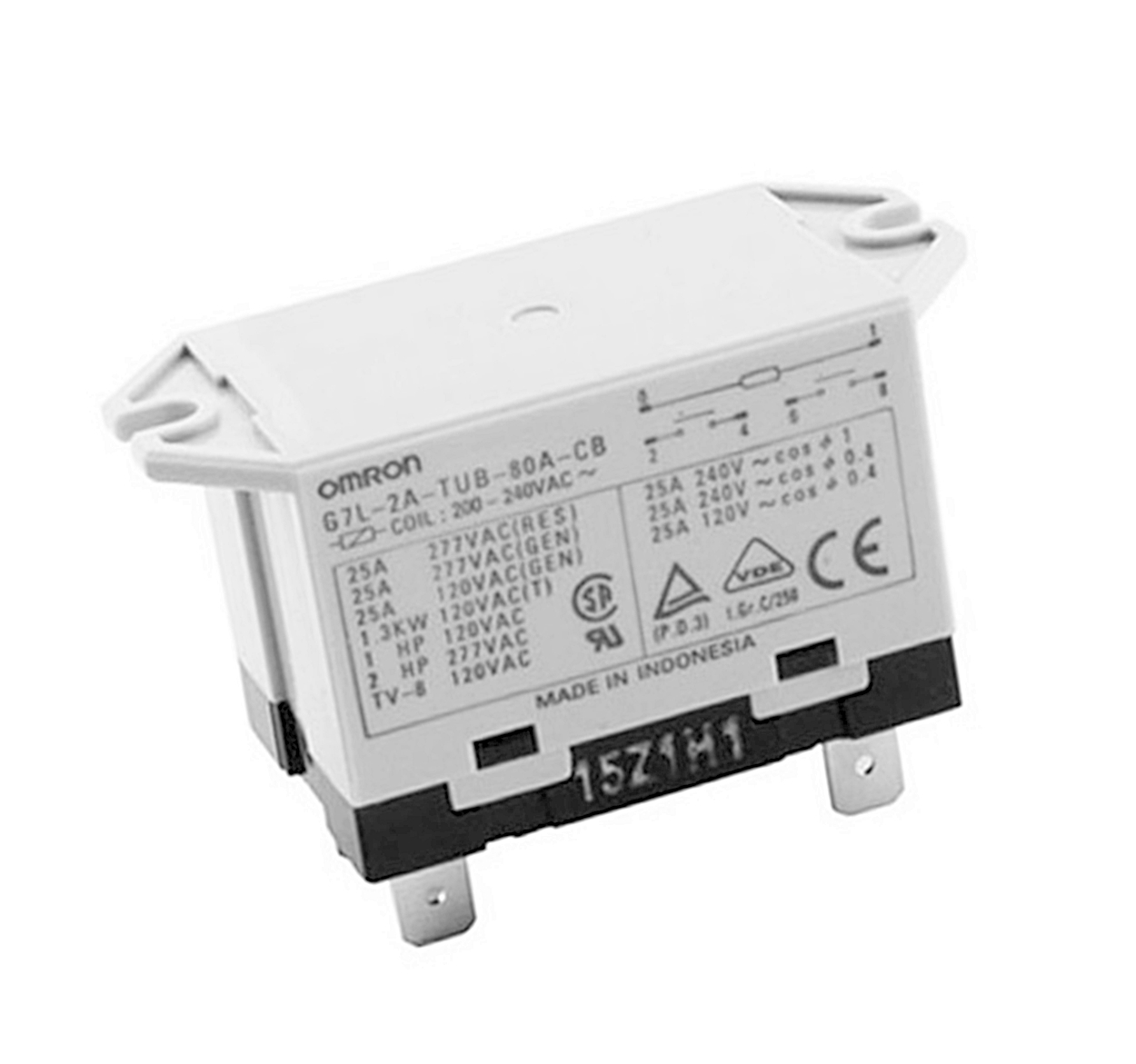 (image for) Amana 12492202 RELAY (25A, 240 VAC)