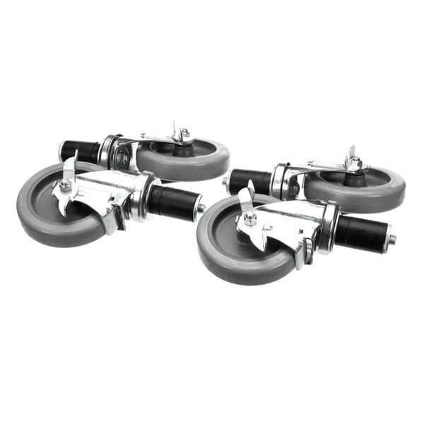 (image for) AyrKing B241 CASTER SET - (4) LOCKING 5 DIA