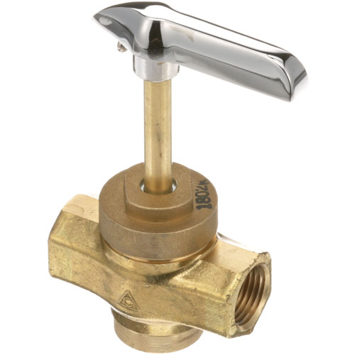 (image for) Bakers Pride R3001X VALVE WITH HANDLE 1/2 FPT X 1/2 FPT - Click Image to Close