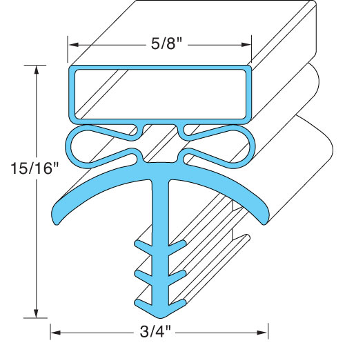 (image for) Bally 16545 DOOR GASKET