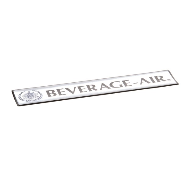 (image for) Beverage-Air 806-313B-01 NAMEPLATE - BEVERAGE-AIR LARGE - Click Image to Close