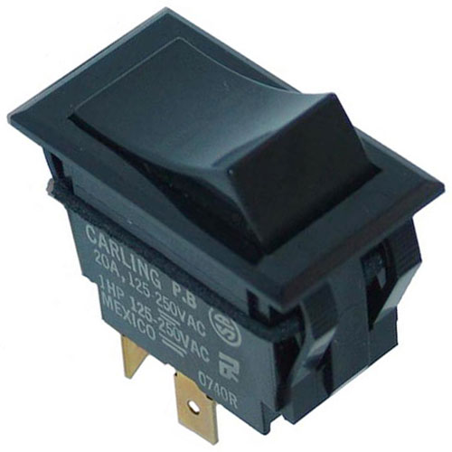 (image for) Bevles 784408 ROCKER SWITCH 7/8 X 1-1/2 SPST - Click Image to Close