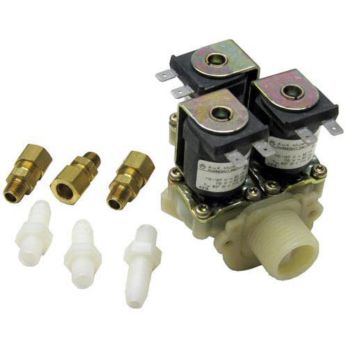 (image for) Blickman 5095 SOLENOID KIT 115V 3EA 1/8" FPT, 3/4" MPT INLET - Click Image to Close
