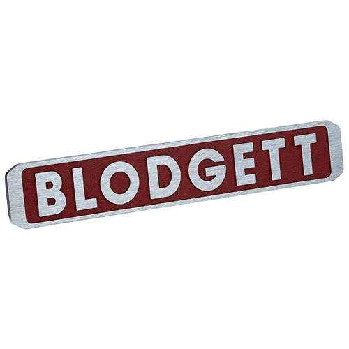 (image for) Blodgett 16470 10 BLODGETT NAMEPLATE - Click Image to Close