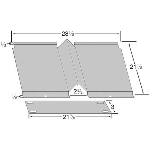 (image for) Blodgett 17861 DEFLECTOR, OVEN BOTTOM - Click Image to Close