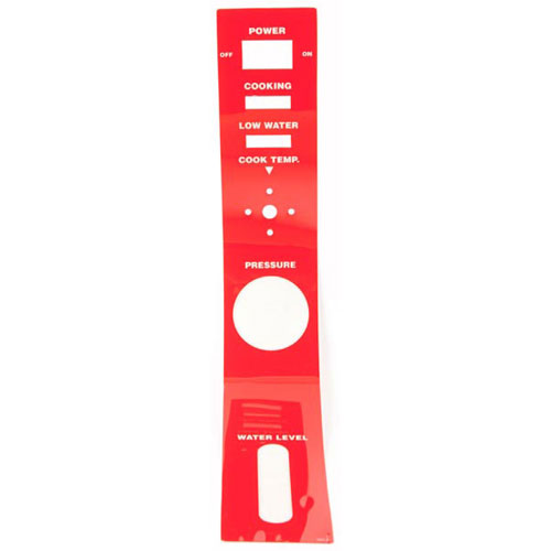 (image for) Blodgett 42548 PANEL LABEL - RED