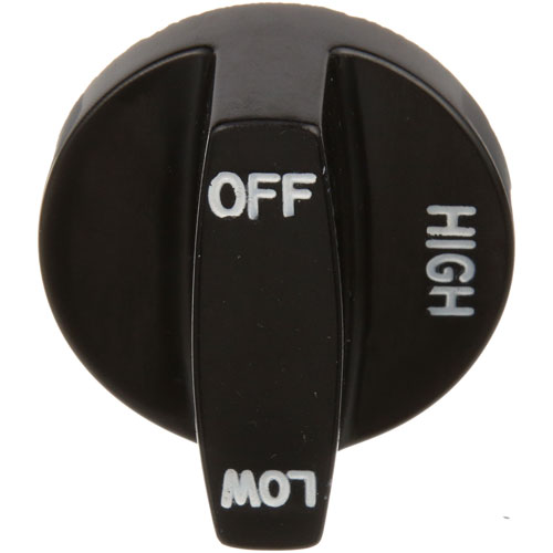 (image for) Blodgett Z1073495 KNOB 2 D, OFF-HIGH-LOW - Click Image to Close