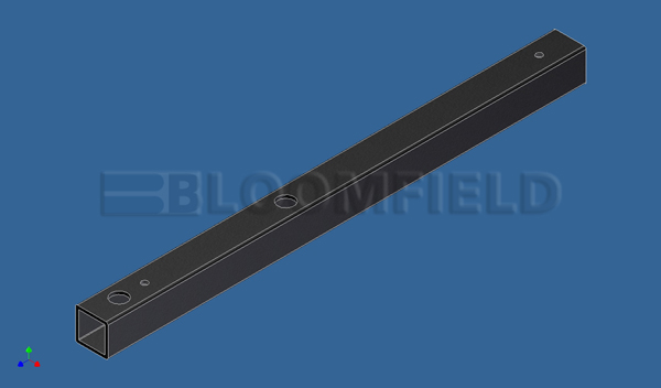 (image for) Bloomfield 2A-74791 LEG ALUMINUM 1X1