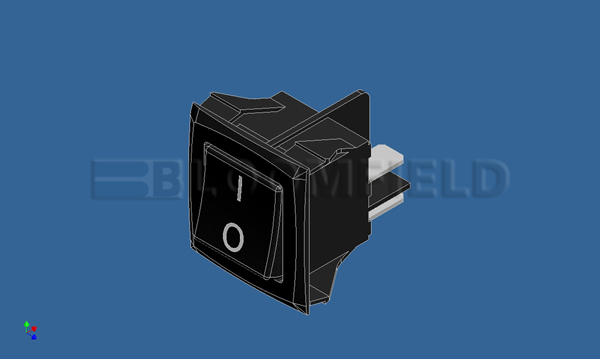(image for) Bloomfield 2E-72936 SWITCH ROCKER ON-OFF 125/ - Click Image to Close