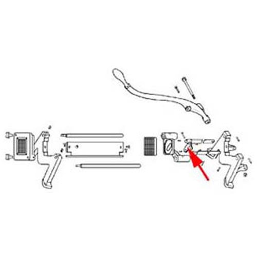 (image for) Bloomfield 45766-1 BRACKET,PUSHER PLATE , MOD 29 - Click Image to Close