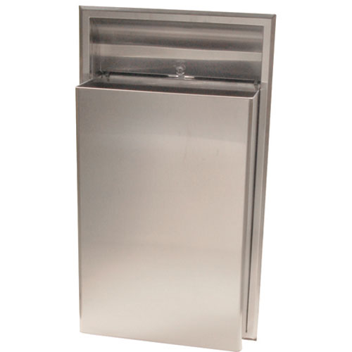 (image for) Bobrick B-3644 12 Gal Waste Receptacle Recessed - Click Image to Close