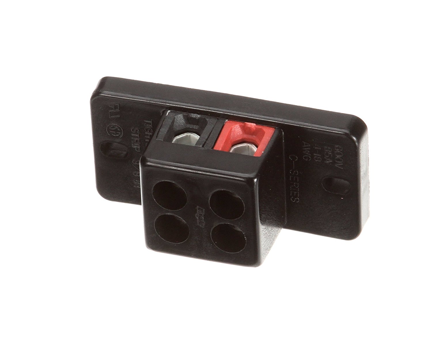 (image for) Bunn 01106.0001 TERMINAL BLOCK,2 POLE-RED/BLK - Click Image to Close