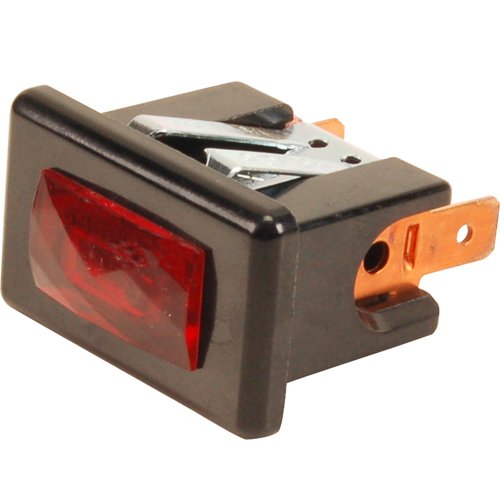 (image for) Bunn 04226.0002 LAMP, 125V-BLACK W/RED LENS - Click Image to Close
