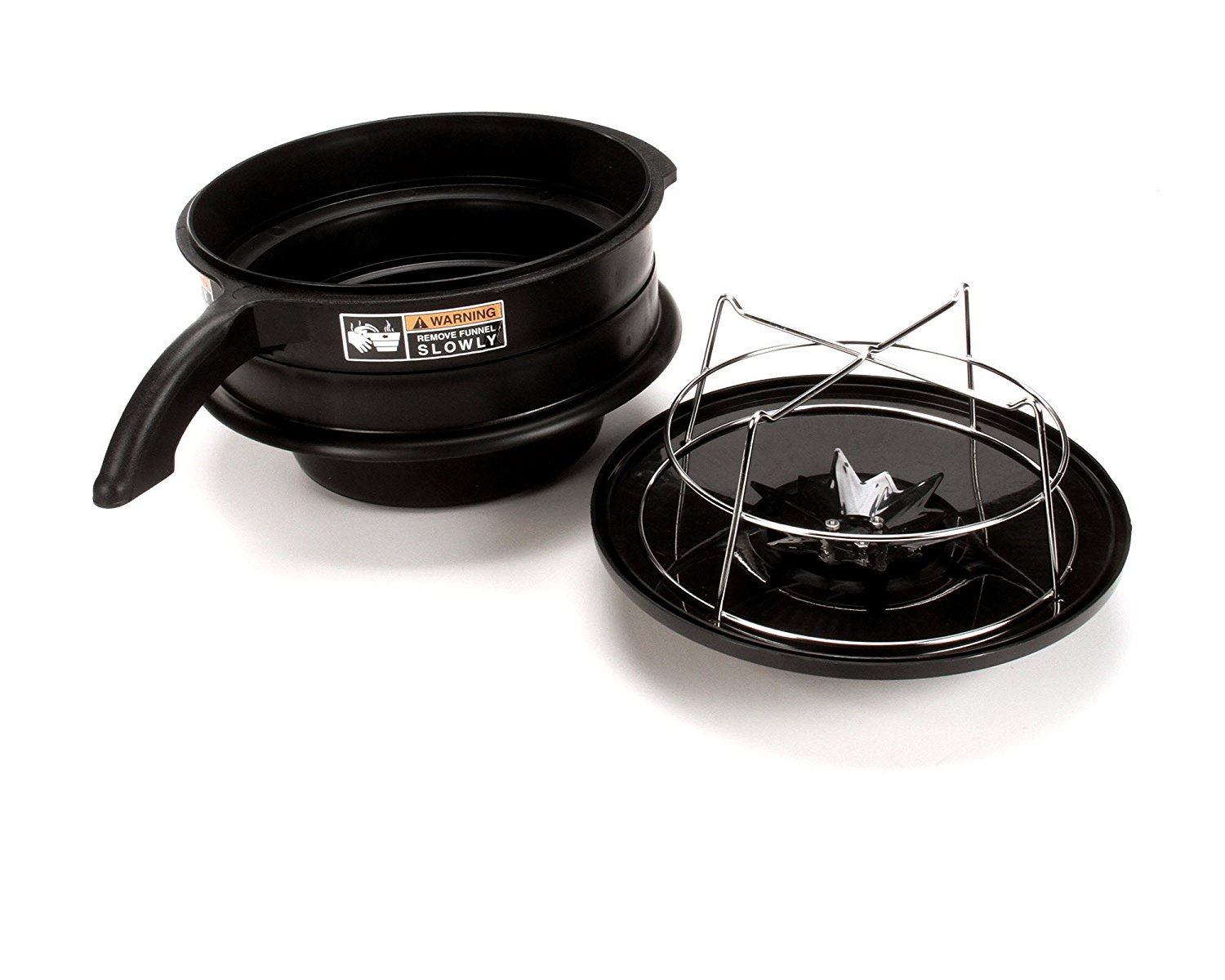 (image for) Bunn 07121.0006 FUNNEL KIT, W/BASKET-BLK - Click Image to Close