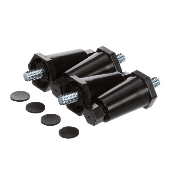 (image for) Bunn 13255.0006 KIT,LEG-2.50 ADJ BLK PLASTIC