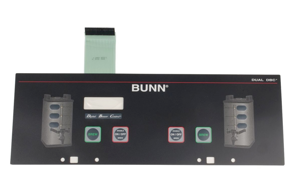 (image for) Bunn 29974.0006 SWITCH, MEMBRANE DUAL SH DBC - Click Image to Close