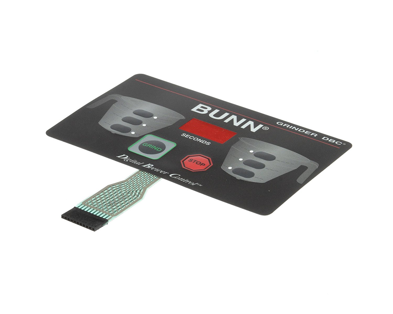 (image for) Bunn 29975.0000 SWITCH, MEMBRANE G9-2T DBC - Click Image to Close