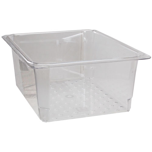 (image for) Cambro 25CLRCW(135) COLANDER FOOD PAN 1/2X5 CLEAR