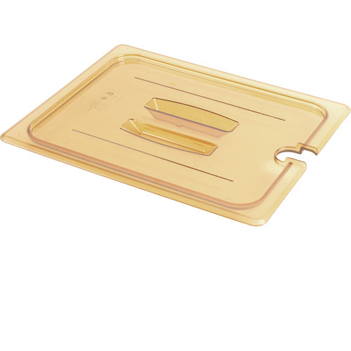 (image for) Cambro 30HPCHN(150) LID HOT 1/3 NOTCHED-150 AMBER - Click Image to Close