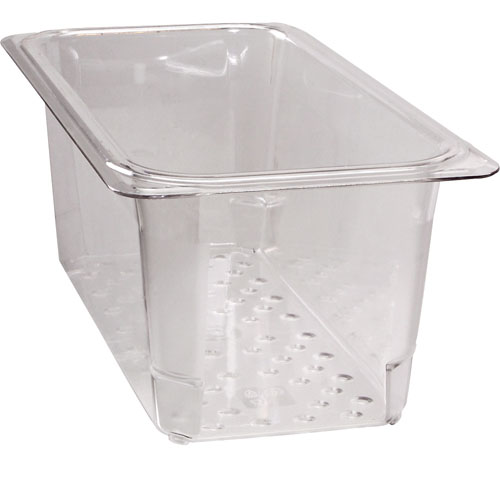 (image for) Cambro 35CLRCW(135) COLANDER FOOD PAN 1/3X5 CLEAR - Click Image to Close