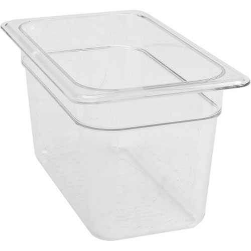 (image for) Cambro 46CW(135) PAN POLY QUARTER X 6-135 CLEAR QDF - Click Image to Close