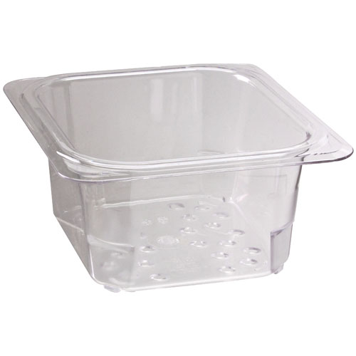 (image for) Cambro 63CLRCW(135) COLANDER FOOD PAN 1/6X3 CLEAR - Click Image to Close