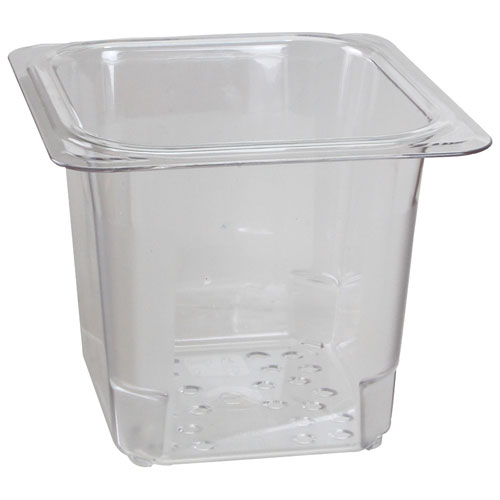(image for) Cambro 65CLRCW(135) COLANDER FOOD PAN 1/6X5 CLEAR - Click Image to Close