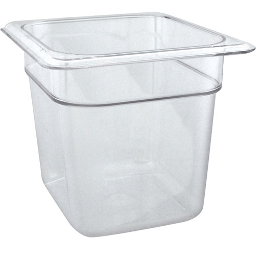 (image for) Cambro 66CW-135 PAN POLY SIXTH X 6 -135 CLEAR QD - Click Image to Close