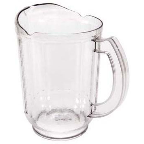 (image for) Cambro CAMPL60CW135 PITCHER 60 OZ PLST-135 HAMMERED/CLEAR
