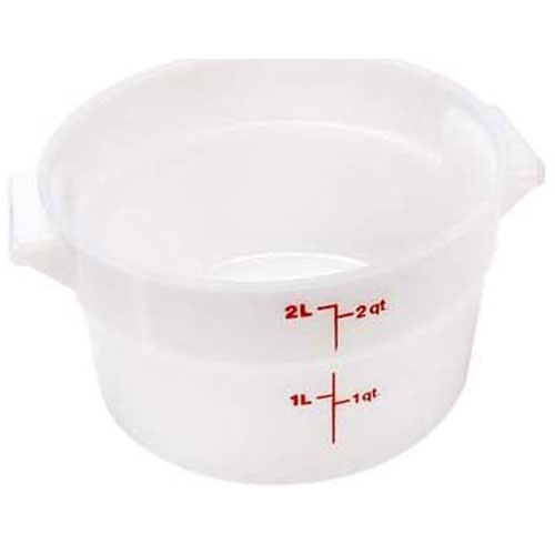 (image for) Cambro CAMRFS2148 CONTAINER 8-3/16"RD,2 QT ,WHT