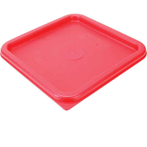 (image for) Cambro CAMSFC6451 COVER 6-8 QT SQ-451 RED - Click Image to Close
