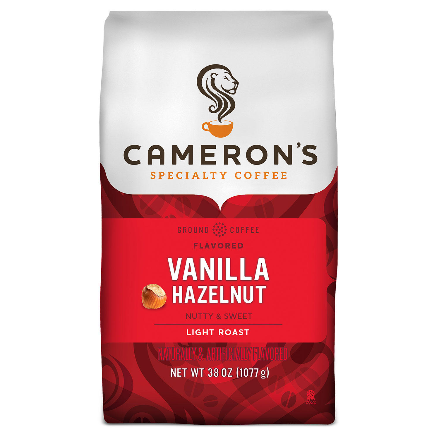 (image for) Cameron's Specialty Ground Coffee Vanilla Hazelnut (38 oz.) - Click Image to Close