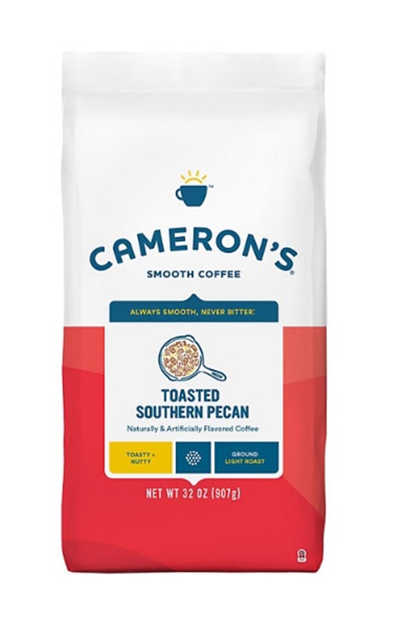 (image for) Cameron's Specialty Ground Light Roast Coffee Toasted Southern Pecan (32 oz.) - Click Image to Close