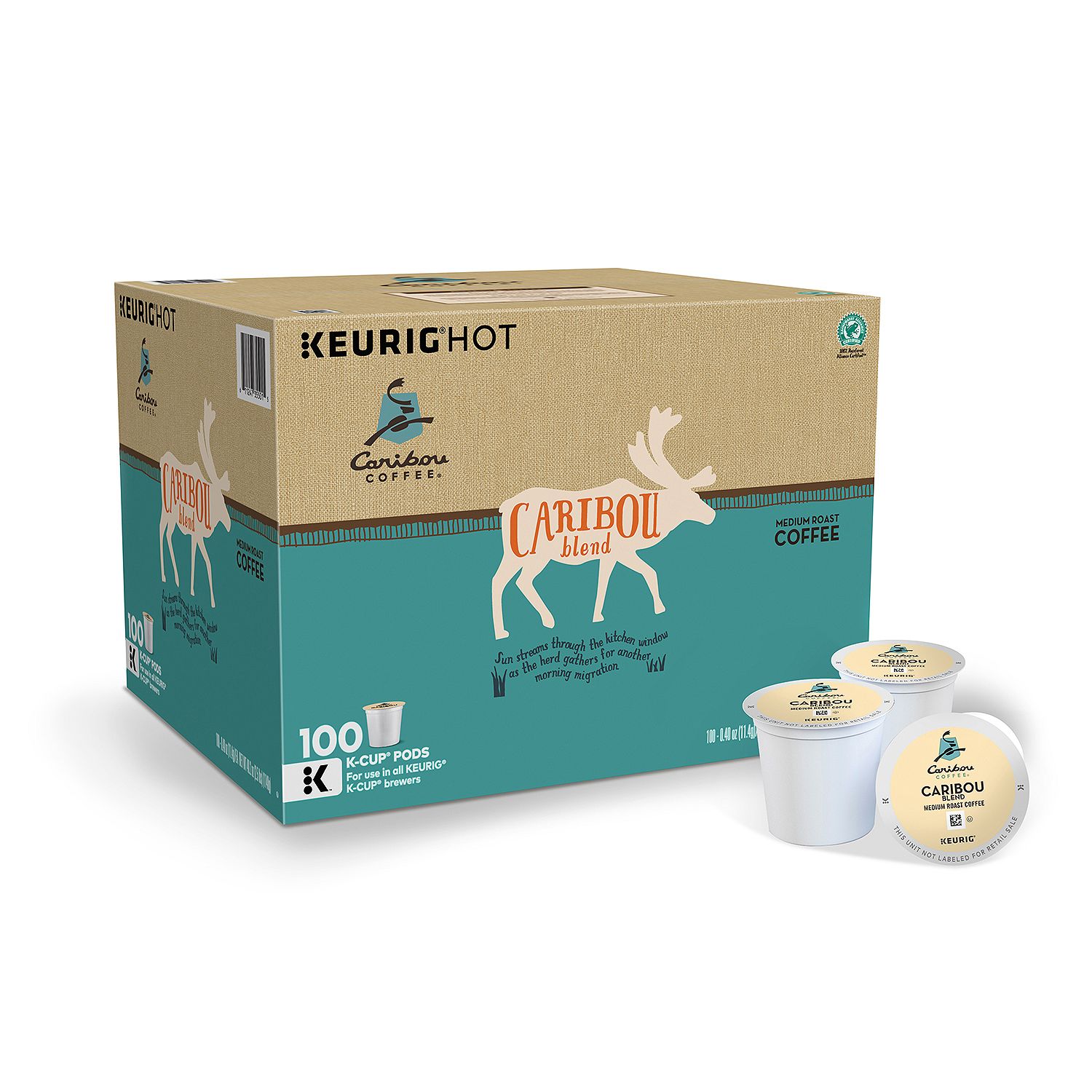 (image for) Caribou Coffee Signature Blend (100 K-Cups) - Click Image to Close