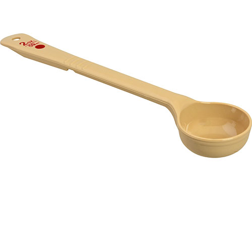 (image for) Carlisle Foodservice 4360-06 SPOON, PORTION 2OZ BEIGE - Click Image to Close
