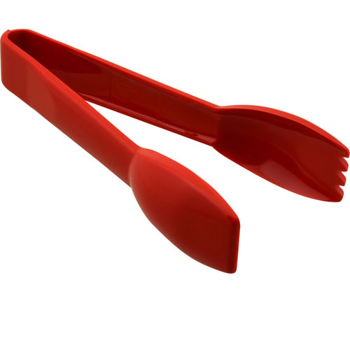 (image for) Carlisle Foodservice 460605 TONGS (6", RED) - Click Image to Close