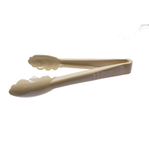 (image for) Carlisle Foodservice 4609-06 9" BEIGE PLASTIC TONGS SER. EN - Click Image to Close
