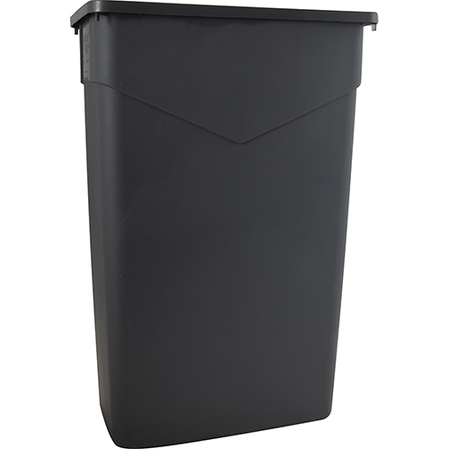 (image for) Carlisle Foodservice CARL34202323 Rectangular Trash Can Grey - Click Image to Close