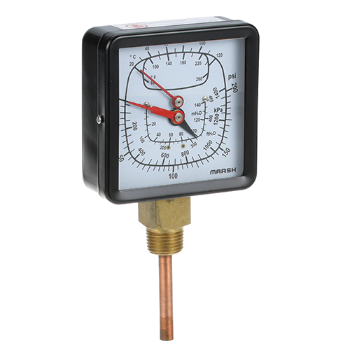 (image for) Champion 107828 GAUGE, PRESSURE/TEMP - Click Image to Close
