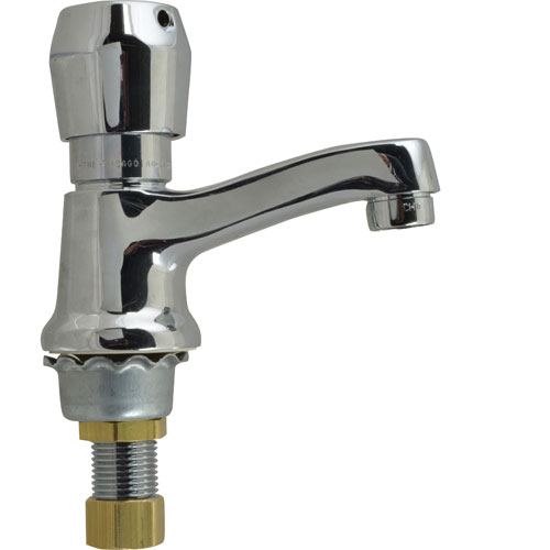 (image for) Chicago Faucet 333-665PSHABCP FAUCET,DECK MOUNT METERI NG